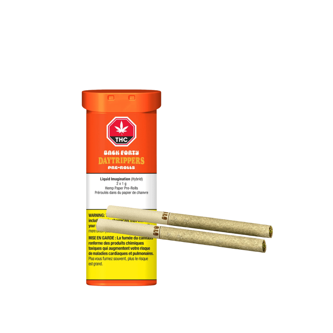 Back Forty Daytrippers Liquid Imagination Pre-Rolls - 2 X 1g