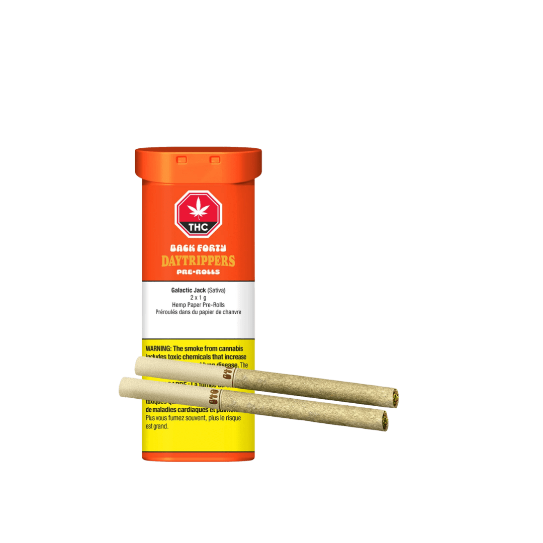 Back Forty Daytrippers Galactic Jack Pre-Rolls - 2 X 1g