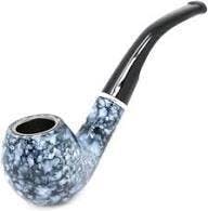 Fujima 5.5" Marbled Wood Smoking Pipe Assorted Designs