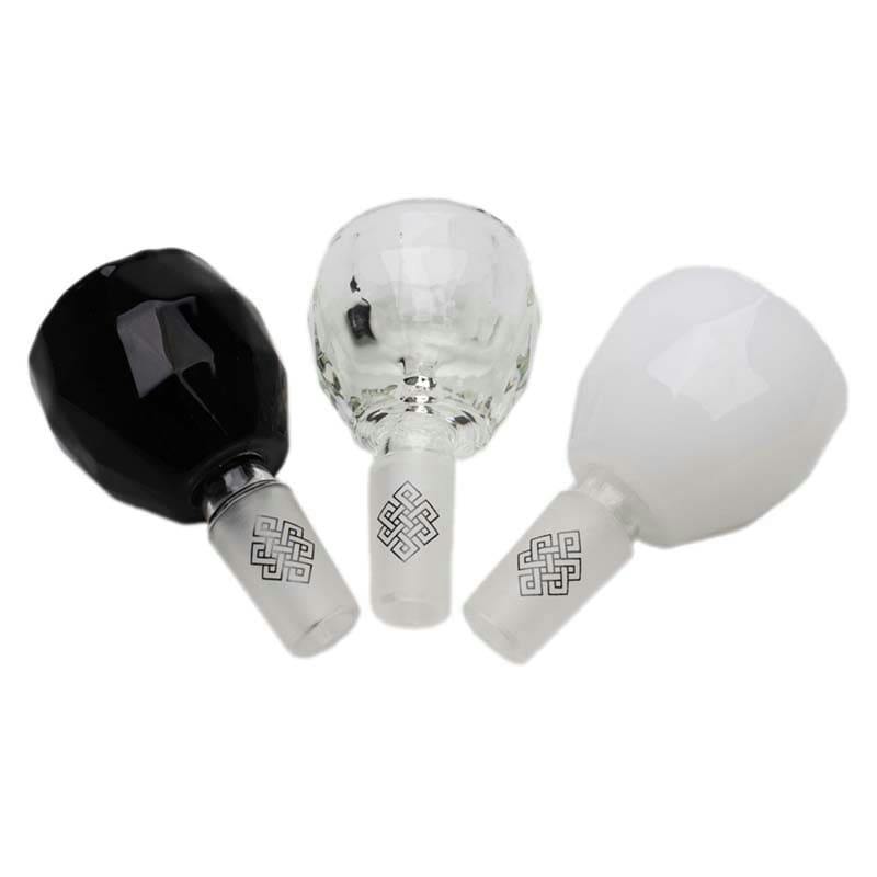 Karma 14mm Diamond Glass Bowl - Various Colors