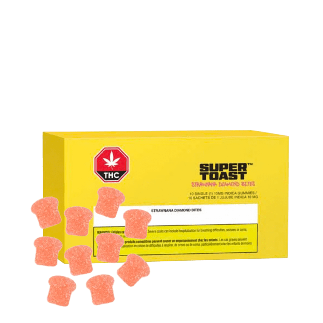 Super Toast Strawnana Diamond Bites Mega Pk Chews - 10 X 10mg