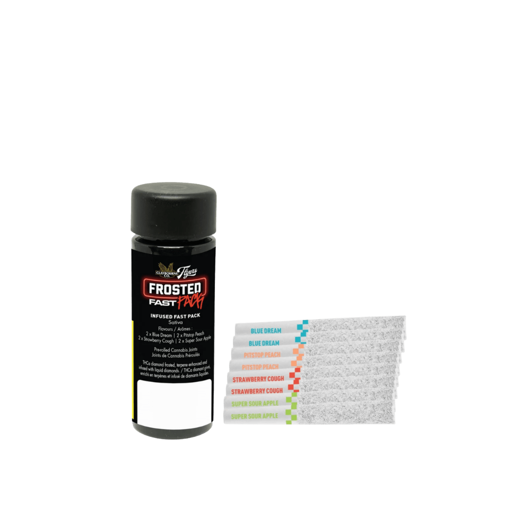 Claybourne Frosted Flyers Fast Pack Infused Pre-Rolls - 8 X 0.35g