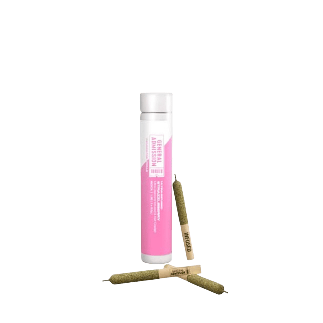 General Admission Strazzleberry Diamond Infused Pre-Rolls - 3 X 0.5g
