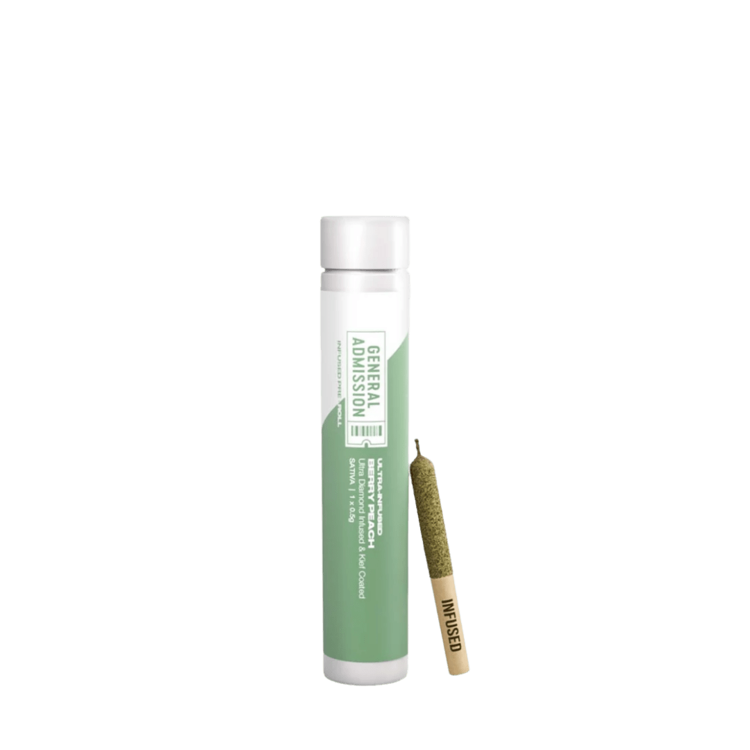General Admission Berry Peach Diamond Infused Pre-Roll - 1 X 0.5g