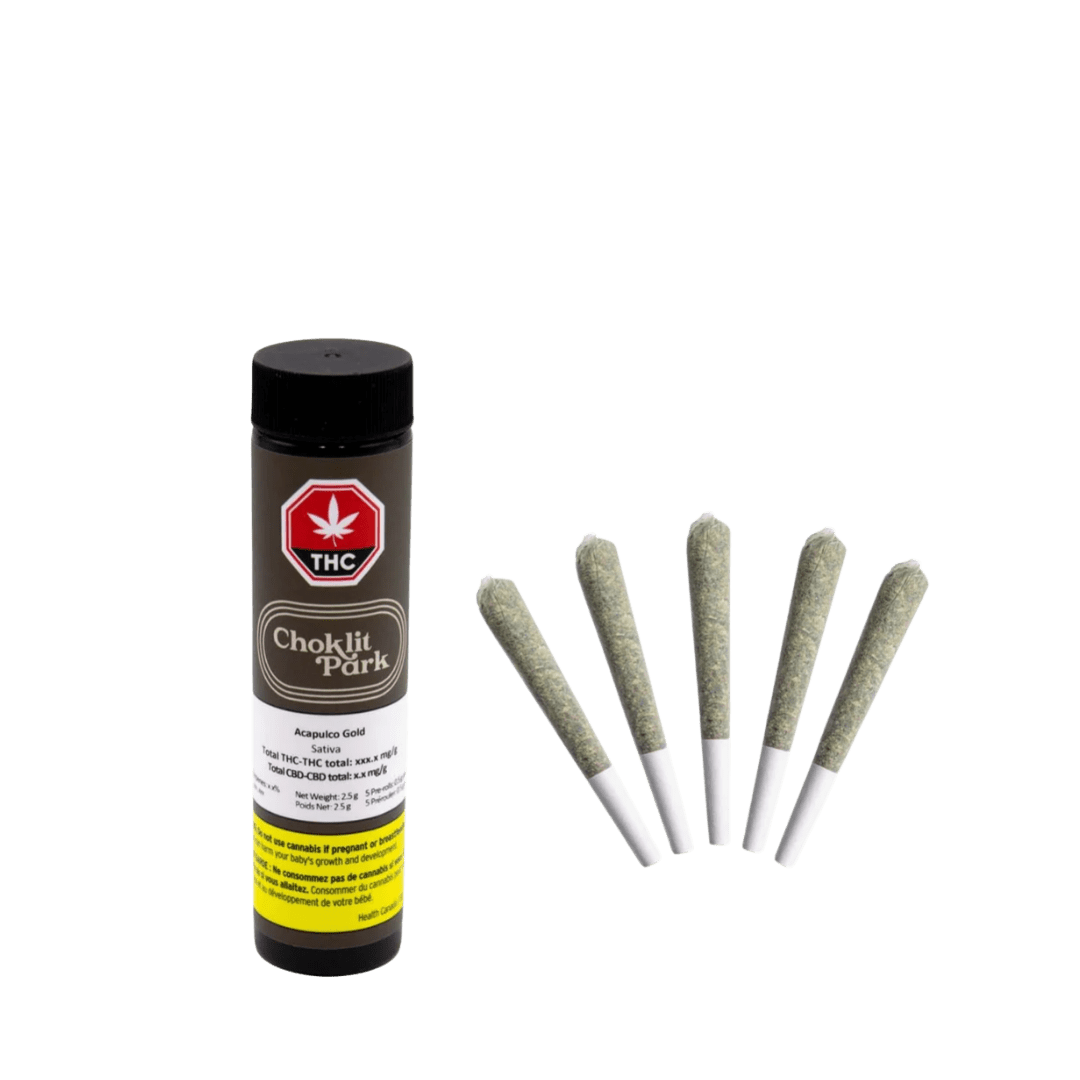 Choklit Park Acapulco Gold Pre-Rolls - 5 X 0.5g
