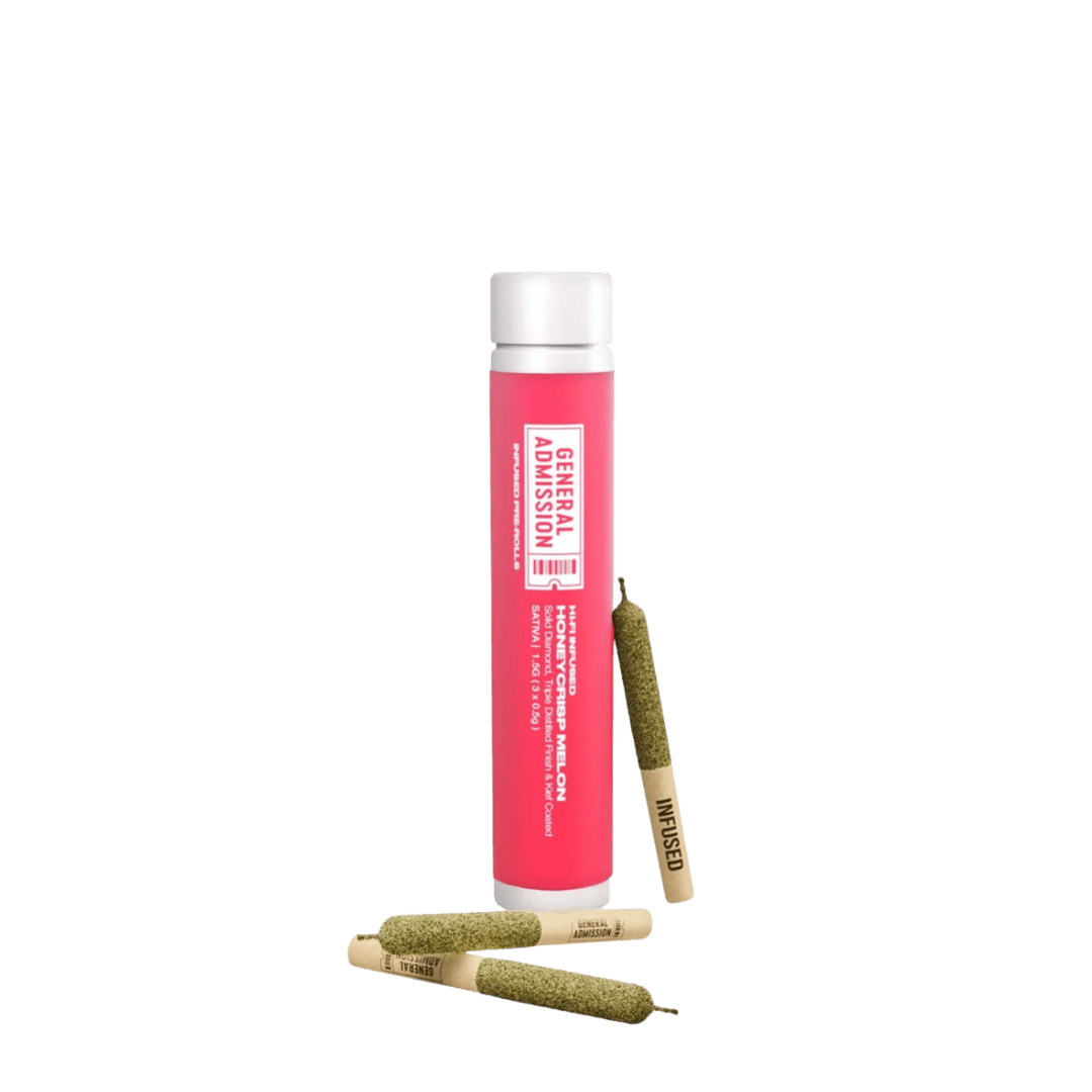 General Admission Honeycrisp Melon Hi-Fi Infused Pre-Rolls - 3 X 0.5g