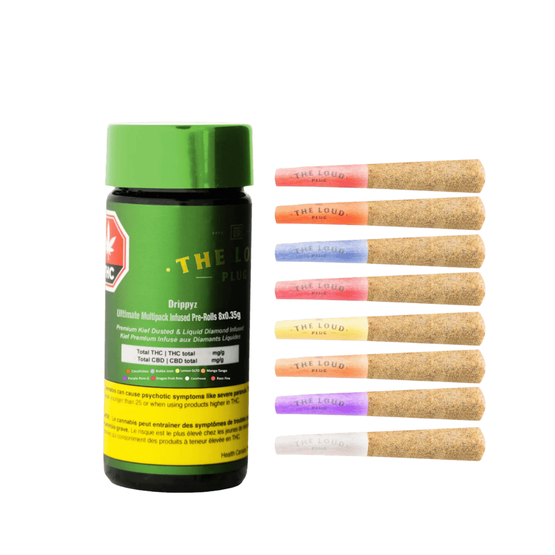 The Loud Plug Drippyz Ultimate Multipack Infused Pre-Rolls - 8 X 0.35g