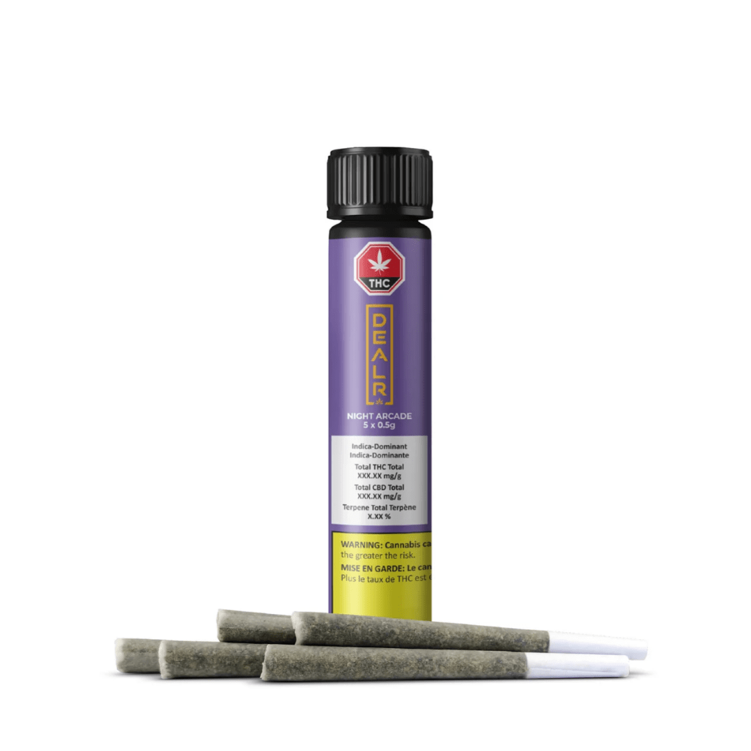 Dealr Night Arcade Pre-Rolls - 5 X 0.5g