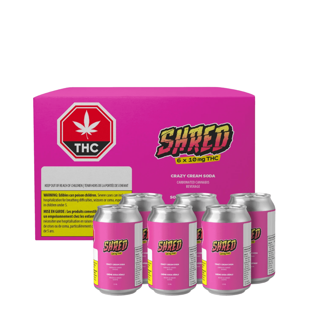 Shred Crazy Cream Soda Multi Pack - 6 X 355ml