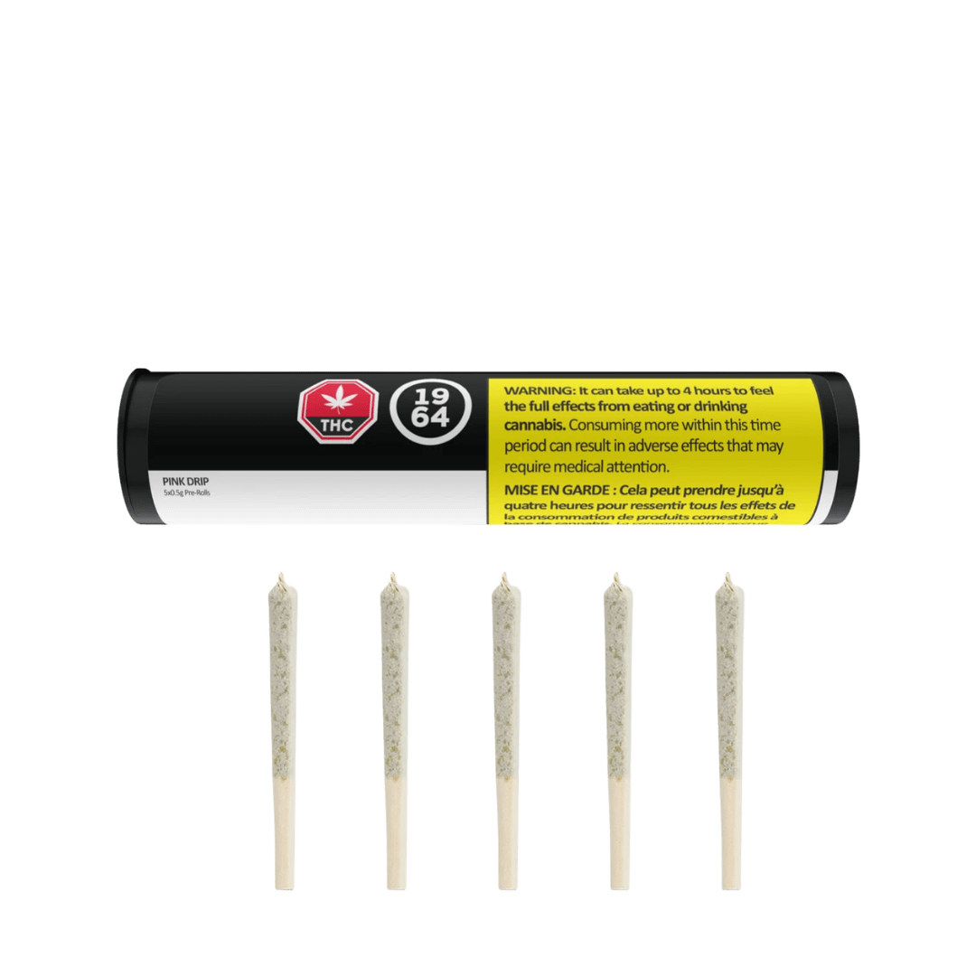 1964 Pink Drip Pre-Rolls - 5 X 0.5g