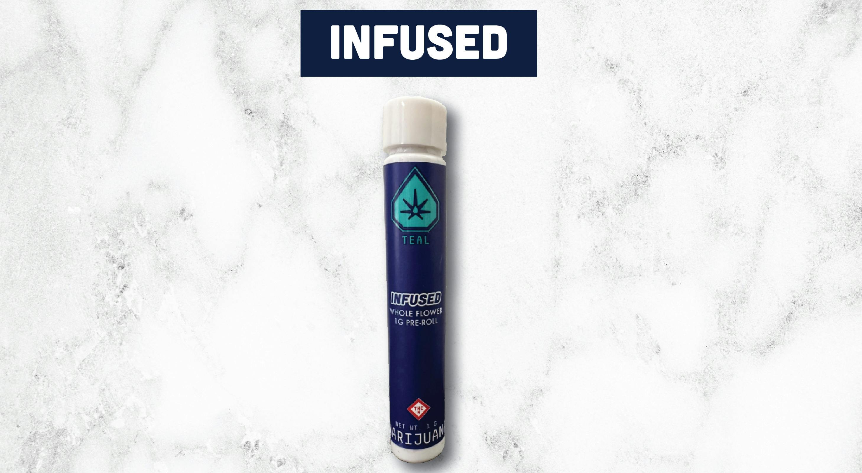 Teal: Red Bullz x Truth Serum | Diamond Infused Pre-Roll