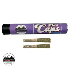 Grape Ape Mini Caps Infused Preroll 2pk (.4g)