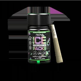 Purple Trainwreck Ice Pack Infused PreRoll 5pk (.5g)