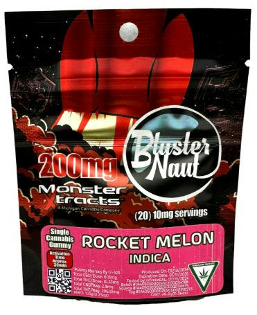 Blaster Naut - Rocket Melon - 200mg Single Gummy