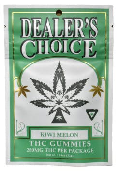 Dealers Choice - Kiwi Melon - 200mg Gummies (4x50mg) at Nirvana Cannabis - Lowell