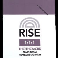 RISE - Transdermal Patch - 1:1:1 - 50mg at Nirvana Cannabis - Menominee