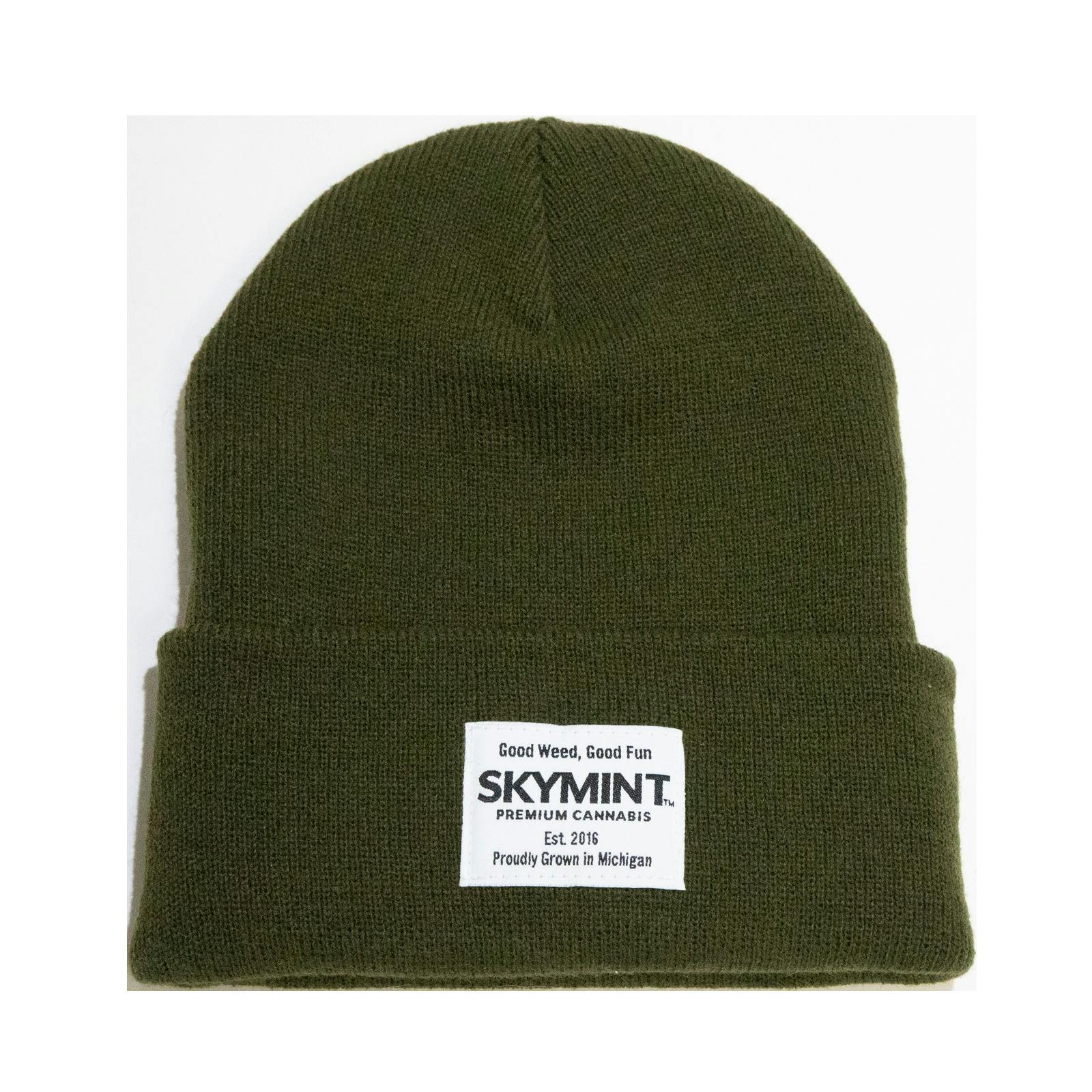 Branded Beanie - Olive