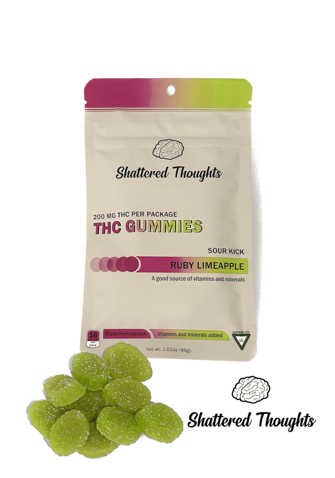 RUBY LIMEAPPLE | 20MG/PIECE | 200MG THC TOTAL