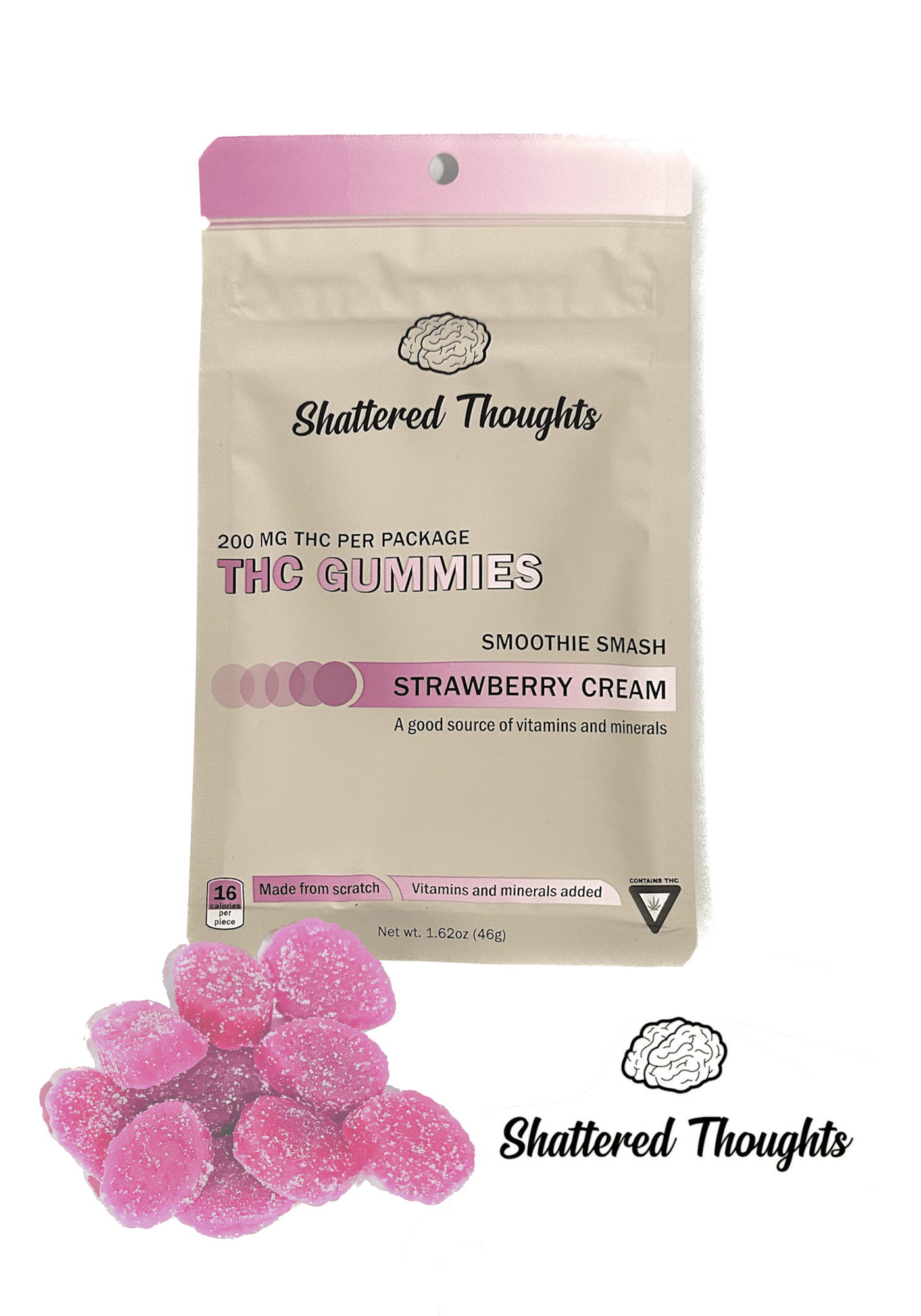 STRAWBERRY CREAM | 20MG/PIECE | 200MG THC TOTAL