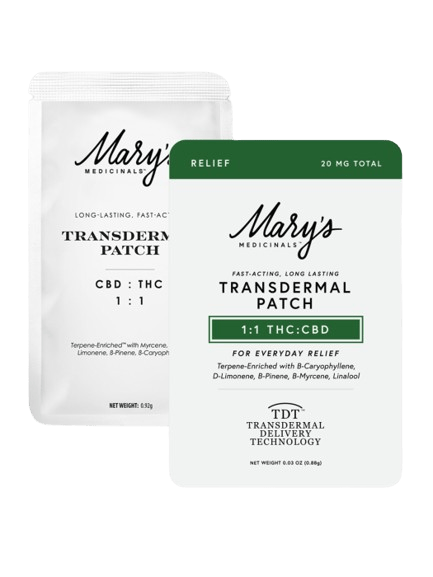 RELIEF | 10MG THC : 10MG CBD | PATCH at Phix Dispensary