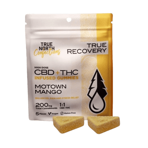 MOTOWN MANGO | 1:1 THC:CBD GUMMIES | 100MG THC TOTAL