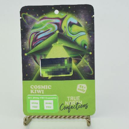 TRUE NORTH - 4 X 50MG GUMMIES - COSMIC KIWI