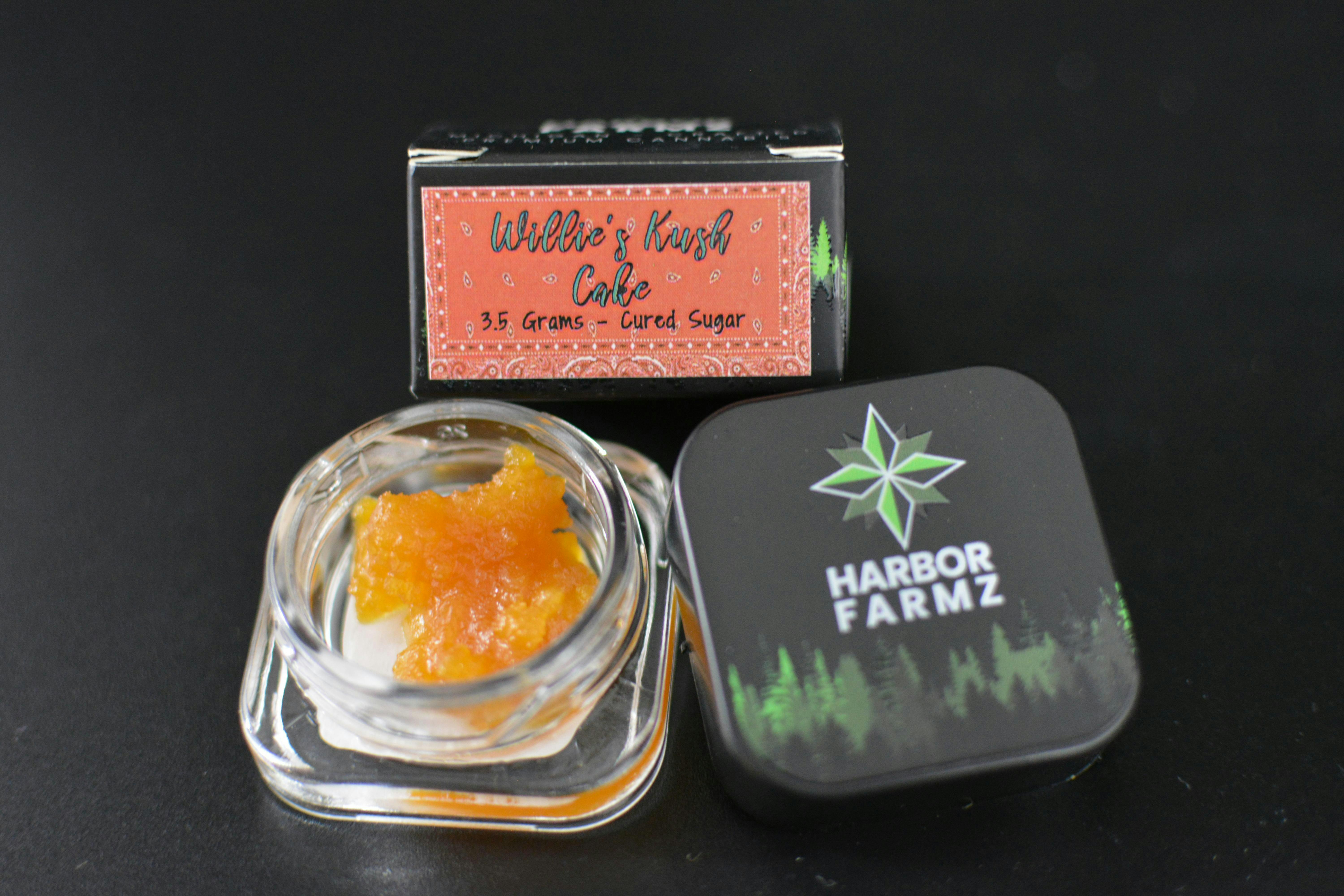 HARBOR FARMZ - 3.5G *BALLER JAR* - CURED RESIN - WILLIE'S KUSH CAKE