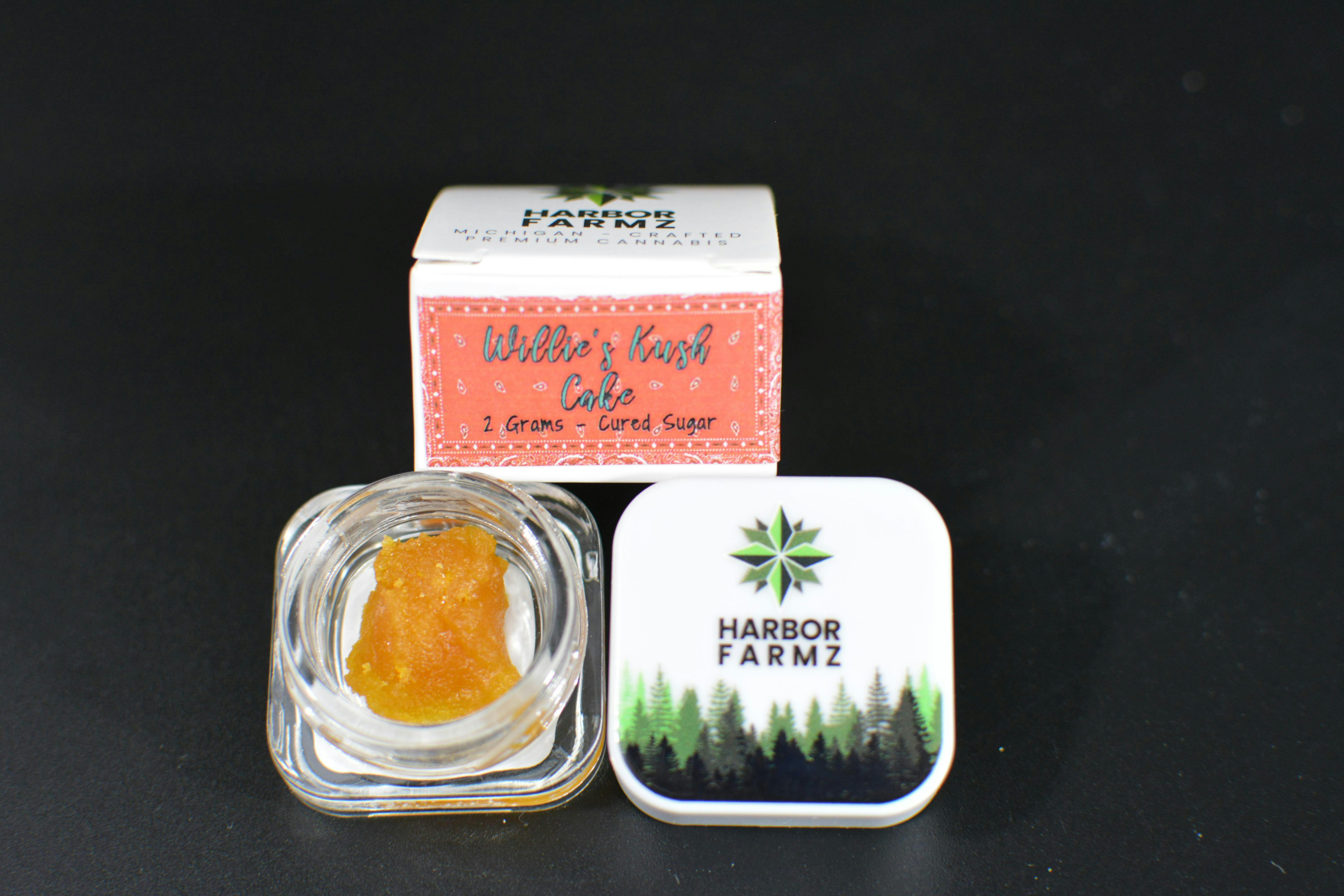 HARBOR FARMZ - 2G CURED RESIN - WILLIES KUSH CAKE at Harbor Farmz