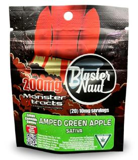 MONSTER X - 200MG BLASTER NAUT - AMPED GREEN APPLE