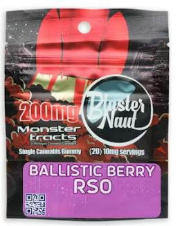 MONSTER X - RSO 200MG BLASTER NAUT - BALLISTIC BERRY