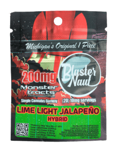 MONSTER X - 200MG BLASTER NAUT - LIME LIGHT JALAPEÑO