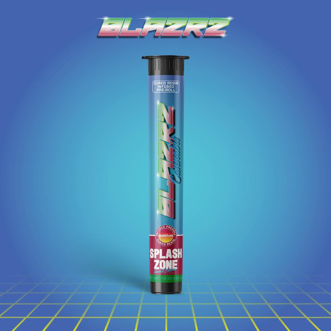 BLAZRZ - 1G INFUSED PRE ROLL - SPLASH ZONE