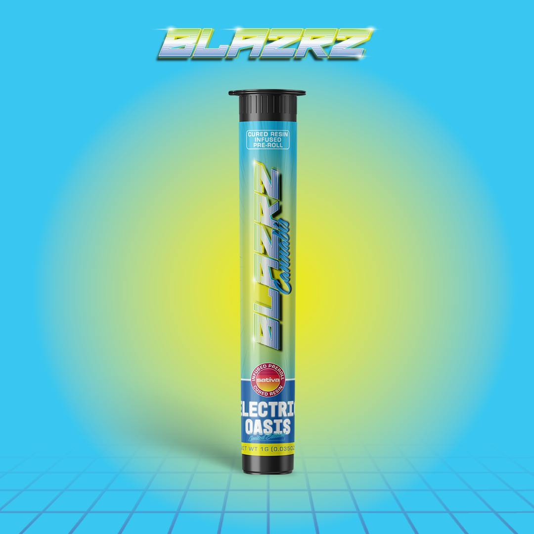 BLAZRZ - 1G INFUSED PRE ROLL - ELECTRIC OASIS