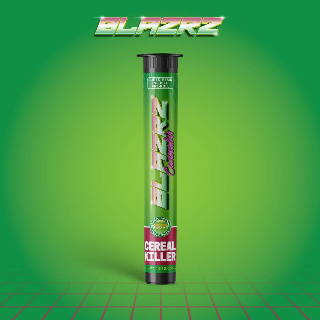 BLAZRZ - 1G INFUSED PRE ROLL - CEREAL KILLER