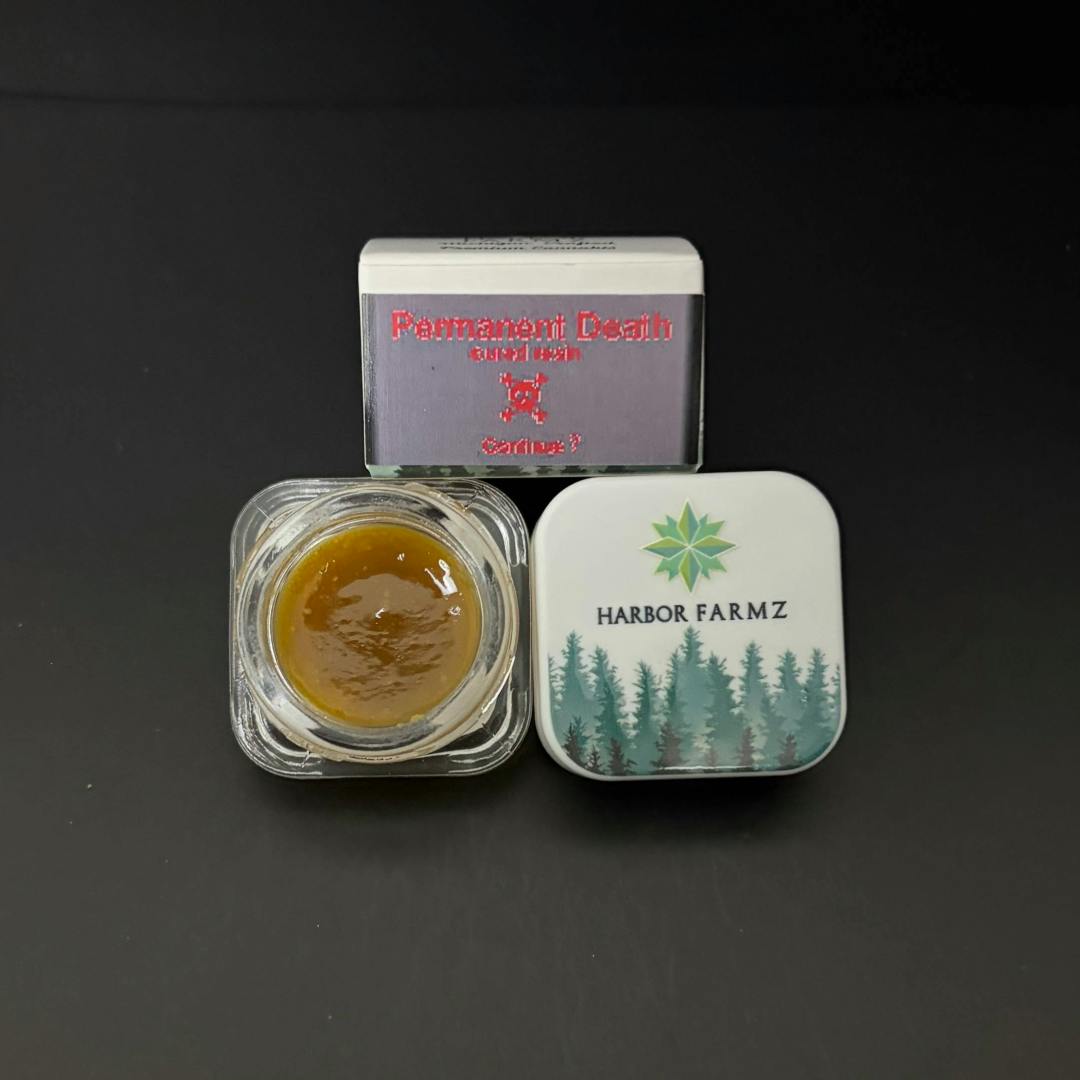 HARBOR FARMZ - 3.5G *BALLER JAR* - CURED RESIN - PERMANENT DEATH
