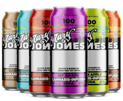 MARY JONES - 100 MG SODA - BERRY LEMONADE