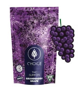 CHOICE - 200MG CHEWS - GRANDDADDY GRAPE
