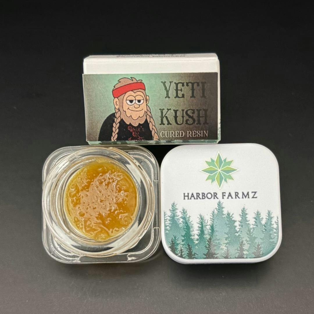 HARBOR FARMZ - 2G CURED RESIN - YETI KUSH at Harbor Farmz