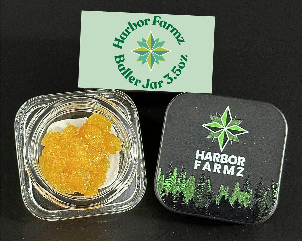 HARBOR FARMZ - **3.5 BALLER JAR**CURED RESIN - DEATH BY OVERTIME