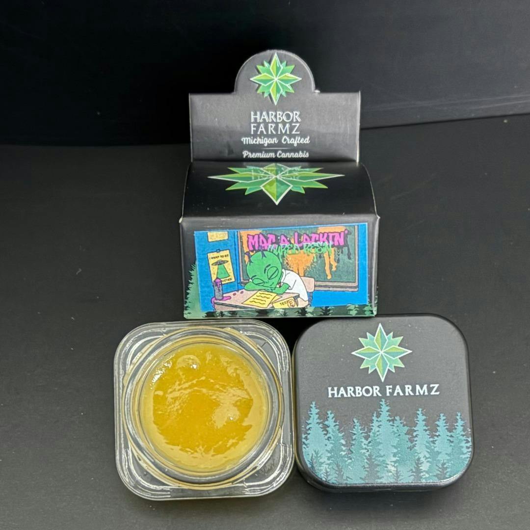 HARBOR FARMZ - 3.5G *BALLER JAR* - CURED RESIN - MAC A LACKIN