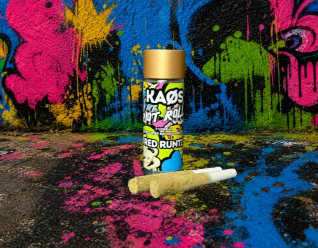 RIOT ROLLS - 2 X 1.1G INFUSED PRE ROLL - RED RUNTZ