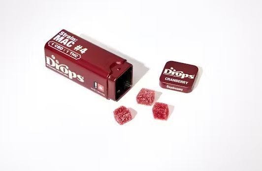 20PC FOCUSED ENERGY: CRANBERRY [S] ROSIN GUMMY - 100 mg