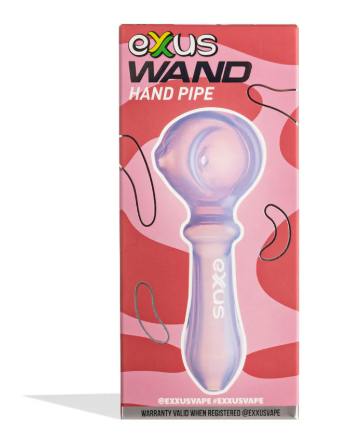 GLASS WAND HAND PIPE - One Size