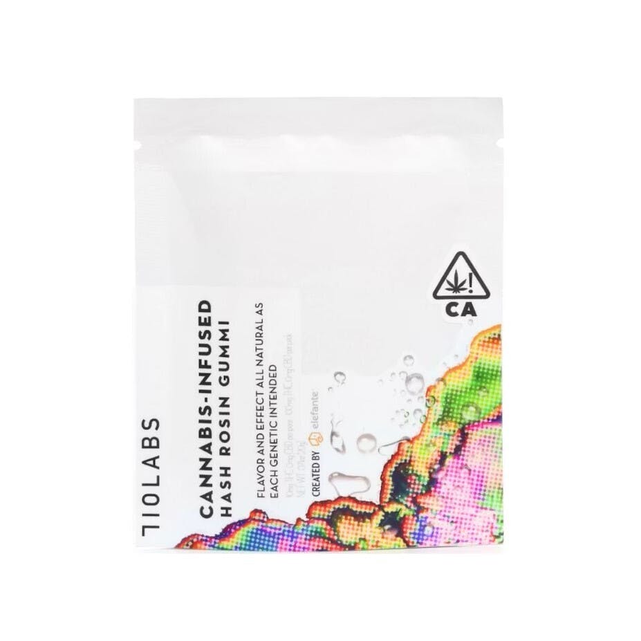 Grease Bucket #9: GREASE BUCKET #9 [H] ROSIN INFUSED GUMMIES - 100 mg