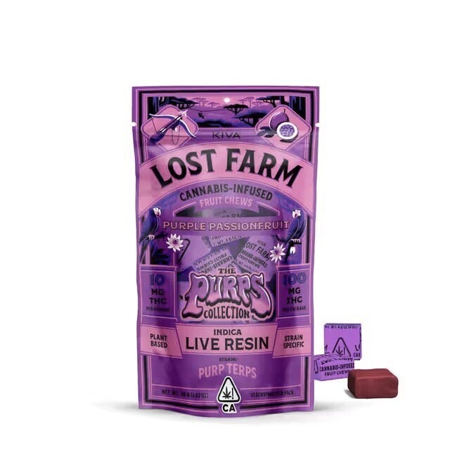 10PC - PURPLE: Passionfruit Purp Terp Chews