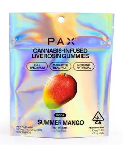 10PC - SUMMER: SUMMER MANGO [I] GUMMIES - 100 mg