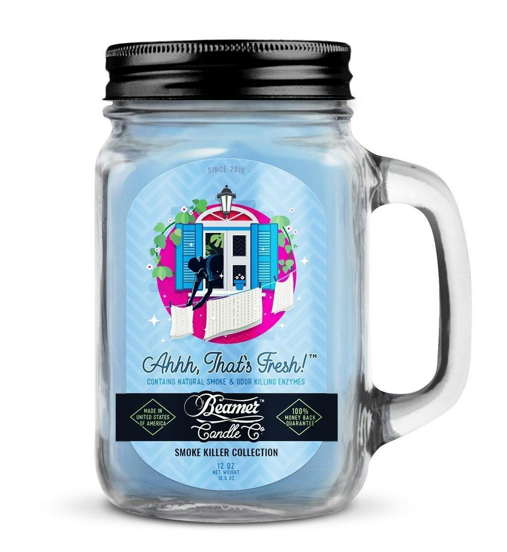 Beamer Candles - Smoke Killer Collection - 12oz - Ahh, That's Fresh