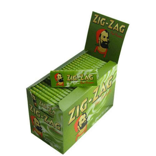 Rolling Papers - Single Wide - Green (Cut Corners)
