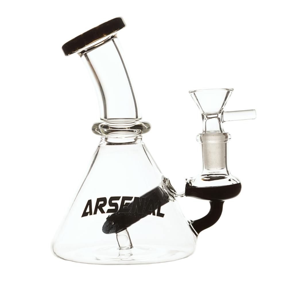 Glass Beaker - 6" - Black