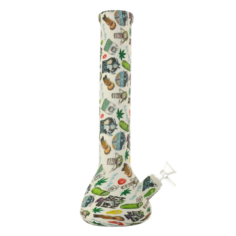 Graffiti Print Silicone Beaker - 13.5" - Assorted